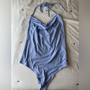 Abercrombie Halter Bodysuit- purple-ish